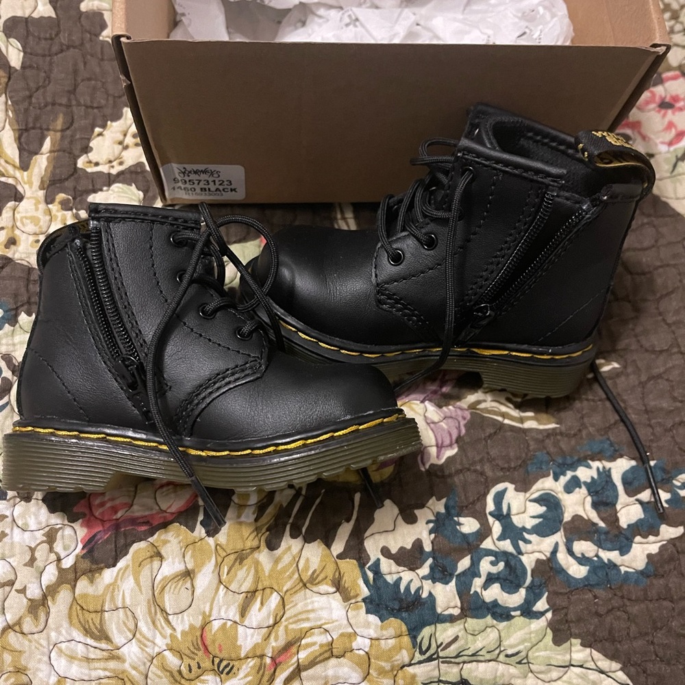 Dr. Marten black boots